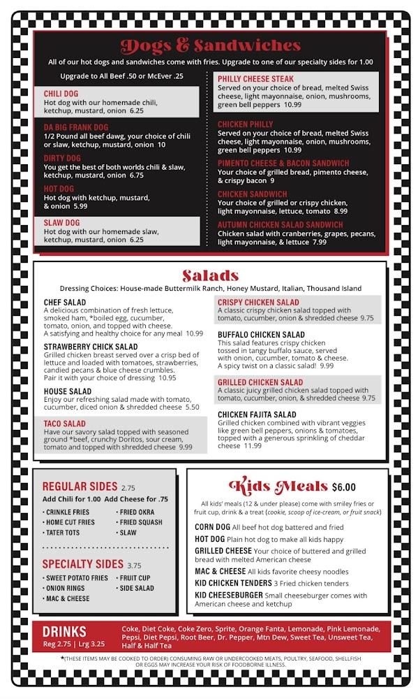 Hawkes House Menu image 1